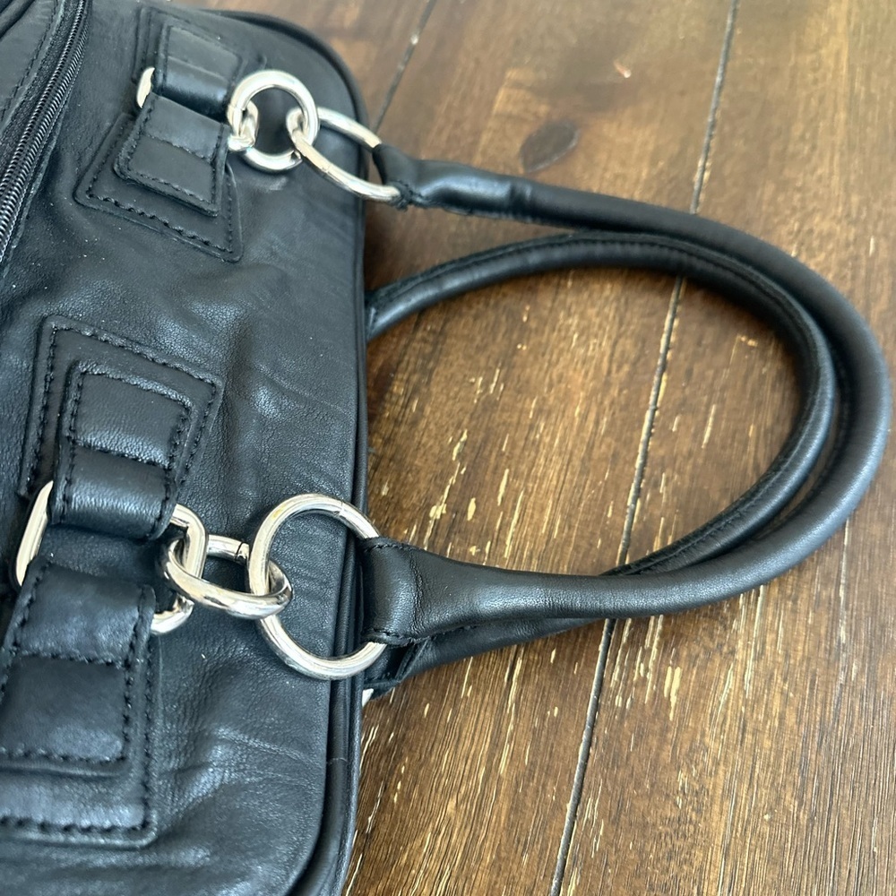 BCBGMAXAZRIA Studded moto/satchel bag - Picture 8 of 14